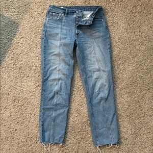 GAP Women's Blue Ankle Jeans